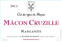 Domaine des Vignes du Maynes Macon Cruzille Manganite 2011 Front Label