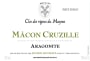 Domaine des Vignes du Maynes  Macon Cruzille Aragonite 2013 Front Label