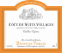 Domaine Desertaux-Ferrand Cote de Nuits-Villages Vieilles Vignes 2013 Front Label