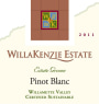 WillaKenzie Estate Estate Grown Pinot Blanc 2011 Front Label