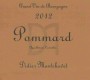 Domaine Didier Montchovet Pommard 2012 Front Label
