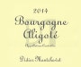 Domaine Didier Montchovet Bourgogne Aligote 2014 Front Label