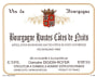 Domaine Digioia-Royer Bourgogne Hautes-Cotes de Nuits 2008 Front Label