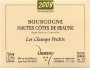 Domaine Du Bois Guillaume Bourgogne Hautes Cotes de Beaune Les Champs Perdrix 2008 Front Label
