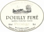 Domaine du Bouchot Pouilly Fume Prestige 2012 Front Label