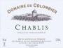 Domaine du Colombier Chablis  2014 Front Label