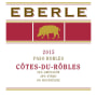 Eberle Cotes-du-Robles Rouge 2015 Front Label