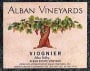 Alban Estate Viognier 1999 Front Label
