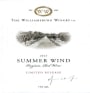Williamsburg Winery  Summer Wind Red 2013 Front Label