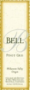 Bell Wine Cellars   Pinot Gris 2012 Front Label