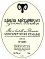 Domaine Du Grand Mouten Muscadet Sevre et Maine Sur Lie 2010 Front Label