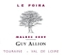 Domaine du Haut Perron Touraine Le Poira Malbec 2009 Front Label