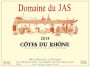 Domaine du Jas Cotes du Rhone Blanc 2014 Front Label