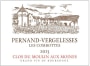 Domaine du Moulin aux Moines Pernand-Vergelesses Les Combottes 2013 Front Label