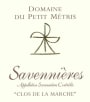 Domaine du Petit Metris Savennieres Clos de la Marche 2013 Front Label