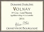 Domaine Dublere Volnay Les Pitures Premier Cru 2014 Front Label