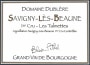 Domaine Dublere Savigny-les-Beaune Les Talmettes Premier Cru 2012 Front Label
