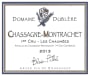 Domaine Dublere Chassagne-Montrachet Les Chaumees Premier Cru 2013 Front Label
