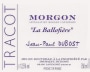 Domaine Dubost Morgon La Ballofiere 2015 Front Label