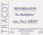 Domaine Dubost Morgon La Ballofiere 2014 Front Label