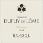 Domaine Dupuy De Lôme Bandol 2012 Front Label