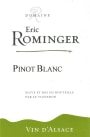 Domaine Eric Rominger Alsace Pinot Blanc 2013 Front Label