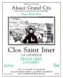Dom. Ernest Burn Alsace Clos Saint Imer La Chapelle Goldert Grand Cru Pinot Gris 2005 Front Label