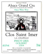 Dom. Ernest Burn Alsace Clos Saint Imer La Chapelle Goldert Grand Cru Pinot Gris 2004 Front Label