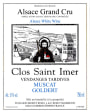 Dom. Ernest Burn Alsace Clos Saint Imer Goldert Vendanges Tardives Grand Cru Muscat 2009 Front Label