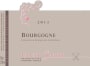 Domaine Fanny Sabre Bourgogne Pinot Noir 2011 Front Label