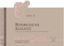 Domaine Fanny Sabre Bourgogne Aligote 2015 Front Label