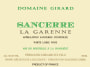 Domaine Fernand Girard Sancerre La Garenne 2014 Front Label