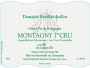 Domaine Feuillat-Juillot Montagny Les Grappes d'Or Premier Cru 2008 Front Label