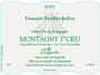 Domaine Feuillat-Juillot Montagny Les Grappes d'Or Premier Cru 2007 Front Label
