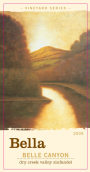 Bella Vineyards Belle Canyon Zinfandel 2009 Front Label