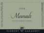 Domaine Florent Garaudet Meursault 2014 Front Label