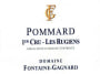 Domaine Fontaine-Gagnard Pommard Les Rugiens Premier Cru 2012 Front Label