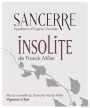 Domaine Franck Millet Sancerre Cuvee Insolite 2011 Front Label