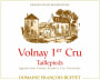 Domaine Francois Buffet Volnay Taillepieds Premier Cru 2010 Front Label