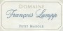 Domaine Francois Lumpp Petit Marole Blanc 2012 Front Label