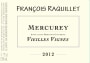 Domaine Francois Raquillet Vieilles Vignes 2012 Front Label