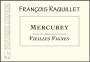 Domaine Francois Raquillet Vieilles Vignes 2014 Front Label