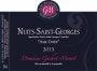 Domaine Gachot-Monot Nuits-Saint-Georges Aux Crots 2013 Front Label