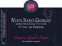 Domaine Gachot-Monot Nuits-Sant-George Les Poulettes Premier Cru 2014 Front Label