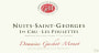 Domaine Gachot-Monot Nuits-Sant-George Les Poulettes Premier Cru 2009 Front Label