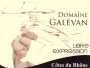 Domaine Galevan Cotes du Rhone Libre Expression Blanc 2014 Front Label