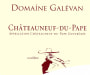 Domaine Galevan Chateauneuf-du-Pape 2009 Front Label