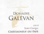 Domaine Galevan Chateauneuf-du-Pape Saint-Georges 2010 Front Label