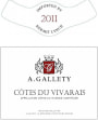 Domaine Gallety Cotes du Vivarais Rouge 2011 Front Label