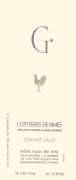 Domaine Galus Costieres de Nimes Galus 2007 Front Label